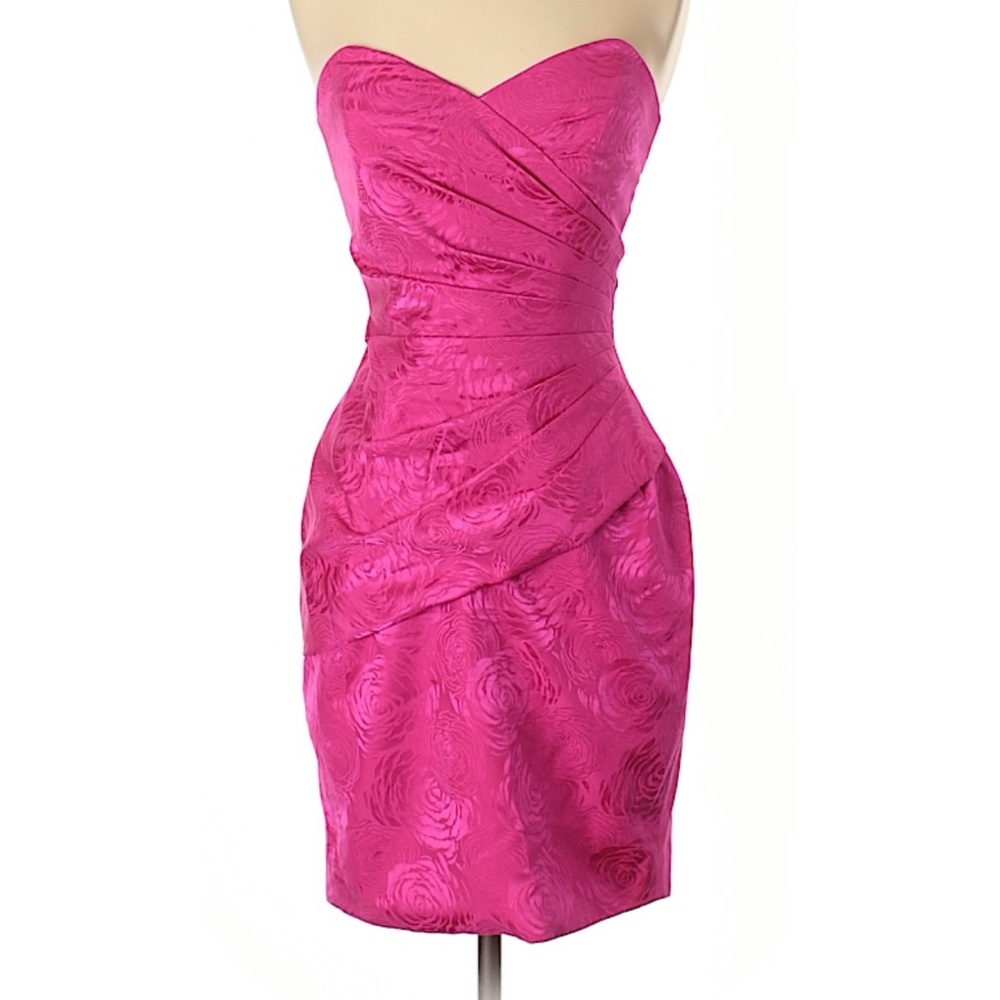 🩷 Hot Pink 🩷 BARBIE party dress! 🩷 Small, Sweetheart, Strapless, S, 4 petite